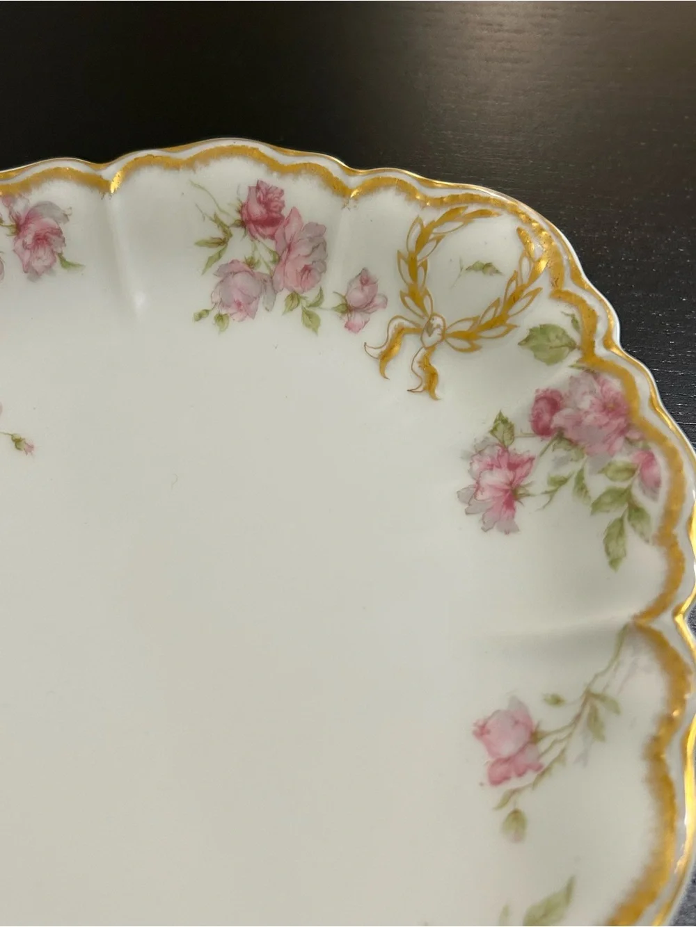 🔻🔻🔻sale Antique Haviland & Co. Limoges 12” Double Gold Oval Serving Platter